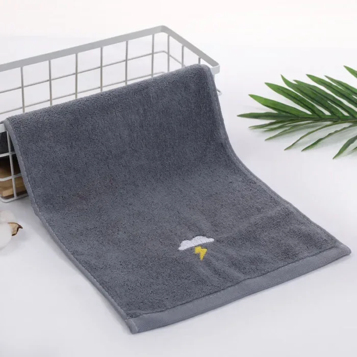 25*50cm Children Towels Baby Face Towel Soft Embroidered Absorbent Cotton Bath Towels for Newborn Kids Handkerchief Shower Stuff - Image 13