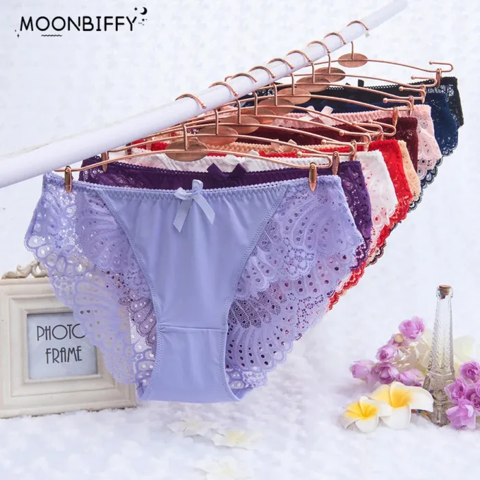 Underwear Women Lace Sexy Panties Sexy Lingerie Ropa Mujer Low Waist Briefs Large Size Ropa Interior Mujer Lenceria 3XL - Image 1