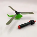 Bamboo Dragonfly Handle Pull Helicopter Children's Outdoor Games Sports Toys for Boys Girls - Image 3