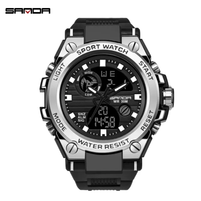 SANDA Brand G Style Men Digital Watch Shock Military Sports Watches Fashion Waterproof Electronic Wristwatch Mens Relogios - Image 8