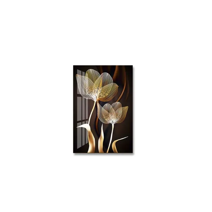 3 PCS Black and Gold Flower Wall Art Canvas Painting Living Room Decor Modern Abstract Poster Home Decor - Image 10