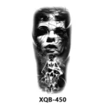 210 * 114mm Dragon, Snake, Lion Tattoo Sticker For Men And Women Black And White Color Transfer Printing Temporary Tattoos Art - Image 23