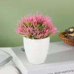 New Fake Flowers for Home Garden Decoration Artificial Plants Potted Green Bonsai Small Tree Grass Plants Pot Ornament Wedding - Image 4
