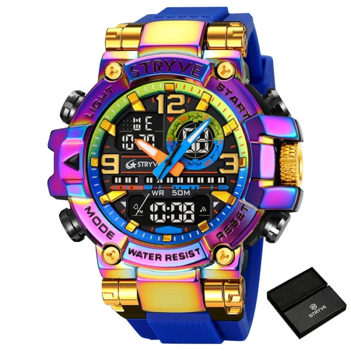 STRYVE Top Brand Men's Digital Watch Waterproof Sport Wristwatch for Men Military Electronic Watches High Quality Male Gifts - Image 15