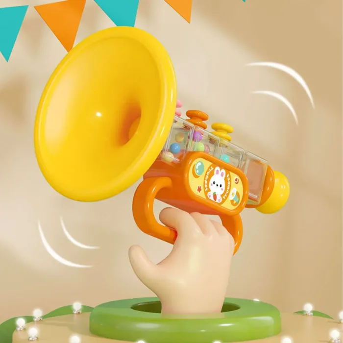 Cartoon Trumpet Music Toy Multifunctional Baby Mini Harmonica Musical Instrument Toys for Kids Early Educational Montessori Gift - Image 2