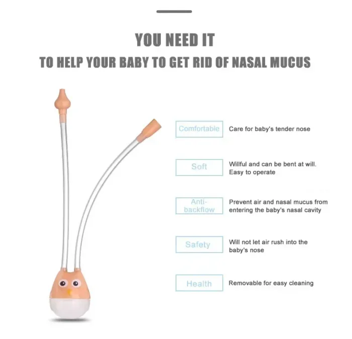 Baby Nasal Aspirator Infant Nasal Suction Snot Cleaner Baby Mouth Suction Catheter Children Cleansing Sucker Nose Cleaning Tools - Image 4