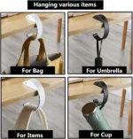 Purse Hook Handbag Hanger Alloy Table Hook Desktop Holder for Table Desk Storage Decor Student Women Bag Umbrellas Headphone - Image 6