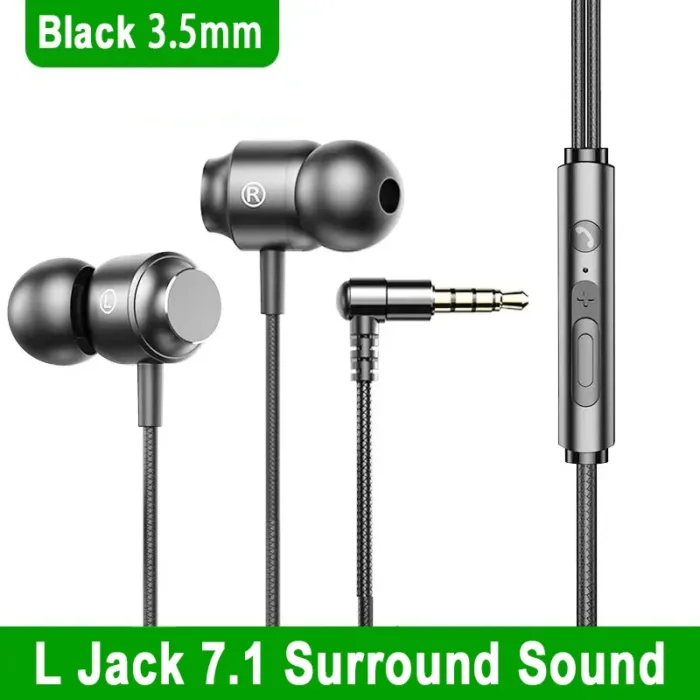 For Samsung 90° Jack Wired Gaming Headset HiFi Surround Sound With Mic Type C 3.5mm Music Headphones For Galaxy S24 23 iPhone 15 - Image 8