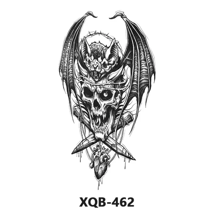 210 * 114mm Dragon, Snake, Lion Tattoo Sticker For Men And Women Black And White Color Transfer Printing Temporary Tattoos Art - Image 19