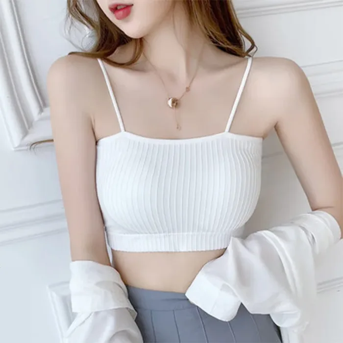 Women Cotton Underwear Tube Top Bra Ladies Thread Bra Comfort Up Women Sports Bra Sexy Top Female Crop Top Sexy Lingerie - Image 4