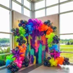 10pcs/lot 12inch UV Neon Glow Latex Balloons Star Fluorescent Luminous Helium Balloons Blacklight Birthday Party Decor Supplies - Image 3