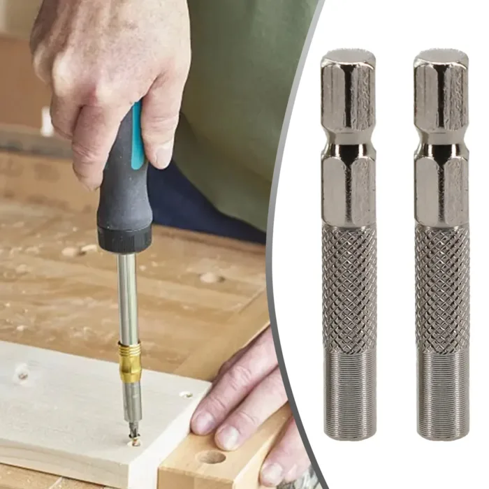 Magnetic Hex Shank 6.35mm-4mm Insert Bit Adapter For Electric Screwdriver Socket Holder Drill Bit Adapter 45mm Length Tools - Image 1