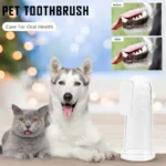 Pet Toothbrush Food Grade Silicone Finger Toothbrush Bad Breath Care Tools  Dog Cat Cleaning Brush cepillo de dientes para perro - Image 4