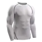 Compression Long Sleeve T Shirt Men Elastic Training T-shirt Gym Fitness Workout Tights Sport Jersey Athletic Running Shirt Men - Image 7