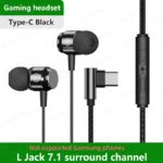Falcon L Jack Magnetic Suction Wired Gaming Headset HiFi Bass Stereo 3.5mm Type-C Music Headset For Phone Computer Mic Headset - Image 10