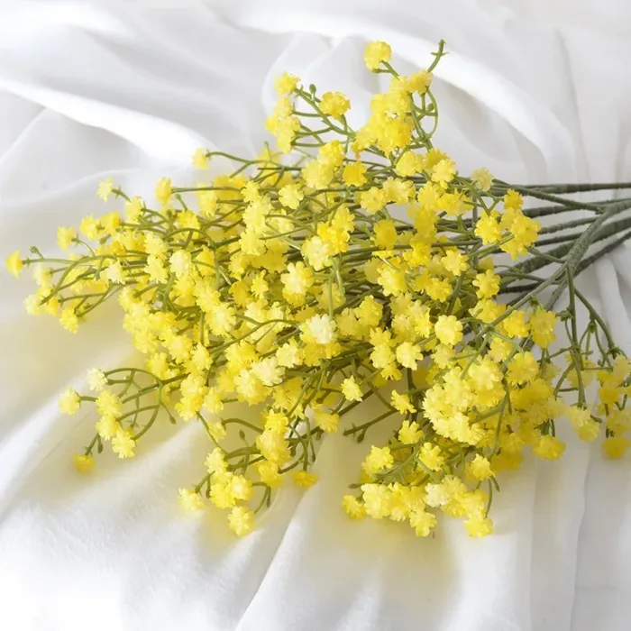 108Heads 63cm Babies Breath Artificial Flowers Plastic Gypsophila DIY Floral Bouquets For Handmade Wedding Party Home Decoration - Image 9