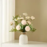 1pc Nordic water ripple plastic vase with simple and creative living room decoration DIY flower arrangement ornaments - Image 4