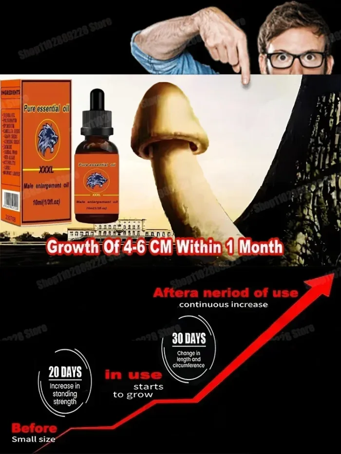 new Penis Enlarge Oil Increase Penis Potency Sexual for Male delay Lasting Sex Adult Products Erection Last Longer - Image 1