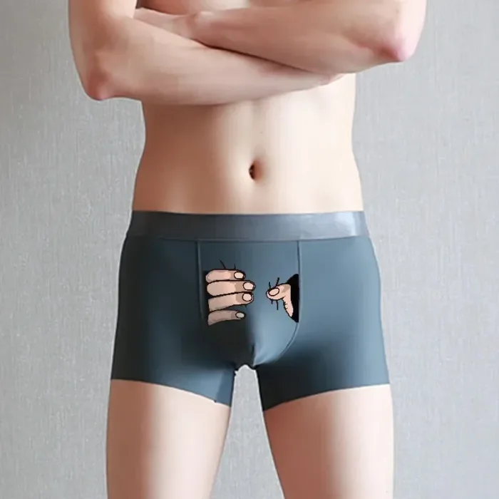 Fashion Creative Funny Men's Boxer Briefs Man Personality Printing Underpant Boxershorts Cartoon Breathable Sexy Panties Gifts - Image 7