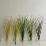 Artificial Wheat Plant Simulated Green Fake Plant Plastic Grass Home Outdoor Wedding Chapel Garden Atmosphere Decoration 2024 - Image 2
