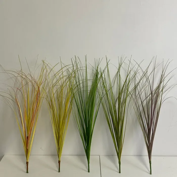 Artificial Wheat Plant Simulated Green Fake Plant Plastic Grass Home Outdoor Wedding Chapel Garden Atmosphere Decoration 2024 - Image 2