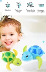 Baby Bath Toys, Clockwork Turtle For Toddlers Boys Girls, Wind Up Bath Toy, Water Toys Swimming Turtle, Random delivery - Image 5