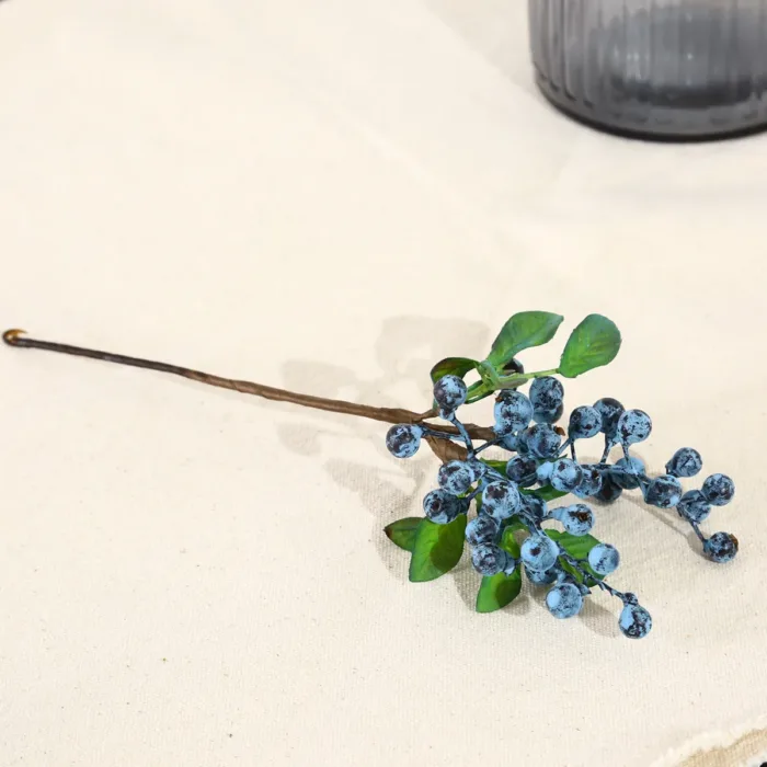 Christmas Berry Artificial Flower Fake Red Berries Blueberries Simulation Artificial Berry Plant For Xmas Part Christmas Decor - Image 6