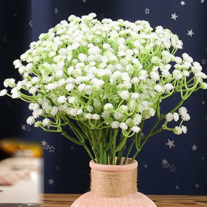10Pcs 30Heads 29cm BabysBreath Artificial Flowers Plastic Gypsophila DIY Floral Bouquets Arrangement for Wedding Home Decoration - Image 10