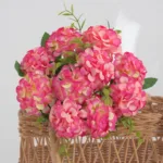 Silk watercolor Hydrangea Simulation flower Home vase Christmas Outdoor Garden Decor Festival Wedding BridalBouquet Diy Gift box - Image 8