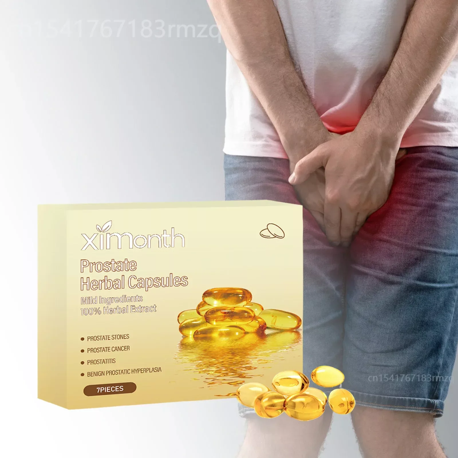 S1c1d3c2da5e24b23aaa399641bc7c96cs-2.webp 괄사 Prostate Herbal Capsules for Man 7pcs Relieve Male Prostatitis Discomfort Body Care Capsules Personal Health Care 부항기 - Image 1