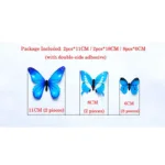 Luminous Butterfly Wall Sticker Living Room Butterflies for Wedding Party Decoration Home 3D Fridge Stickers Wallpaper 1 Pcs - Image 4