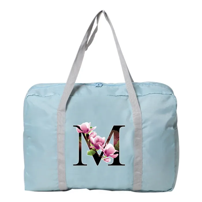 Travel Bag Unisex Large Capacity Bag Luggage WaterProof Travel Accessories Flower Color Clothes Storage Nylon Foldable Handbags - Image 18
