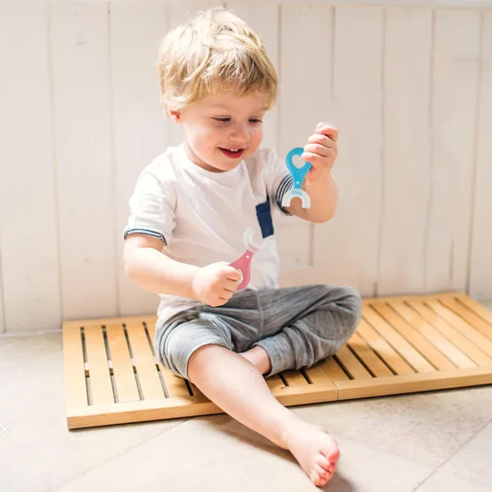 Baby Toothbrush Children 360 Degree U-shaped Child Toothbrush Teethers Baby Brush Silicone Kids Teeth Oral Care Cleaning - Image 4