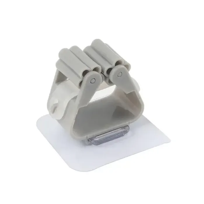 1pcs Punch-free Mop Holder Bathroom Shelf Wall-Mounted Mop Broom Hanger Self Adhesive Hooks Bathroom Storage Home Accessories - Image 11