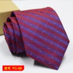 67 Styles Men's Ties Solid Color Stripe Flower Floral 7-8cm Jacquard Necktie Accessories Daily Wear Cravat Wedding Party Gift - Image 14