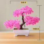1pc Artificial Plants Bonsai Small Tree Simulation Plants Fake Flowers Table Potted Ornaments Home Decoration Hotel Garden Decor - Image 33