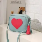 Crossbody Bags for Women PU Leather Heart Handbags Women's Shoulder Bag Luxury Designer Wallets Bolsos Para Mujeres - Image 8