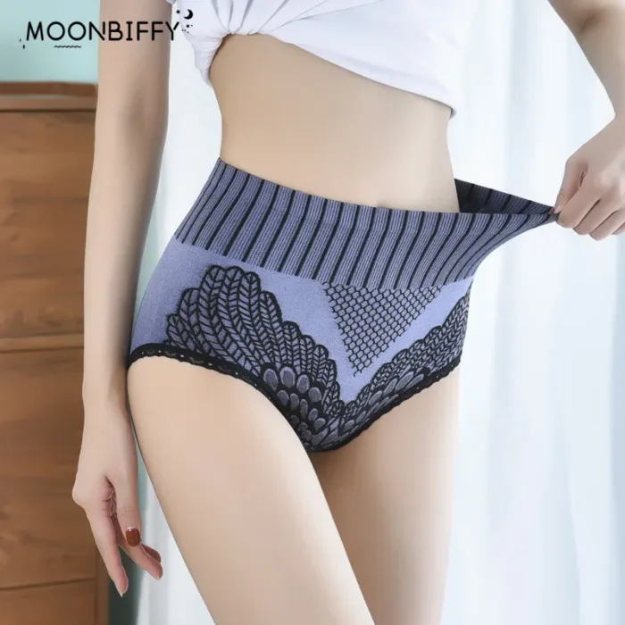Seamless Panties Women Underwear High Waist Panties for Women Brief Hip Lift Underpanties Breathable Pant Lingerie Body Shaper - Image 1