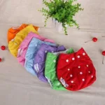 9 Colors Ecological Cloth Diapers Newborn Baby Diaper Reusable Waterproof Panties Nappies For 3-8KG Baby Многоразовый Подгузник - Image 2