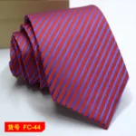 67 Styles Men's Ties Solid Color Stripe Flower Floral 7-8cm Jacquard Necktie Accessories Daily Wear Cravat Wedding Party Gift - Image 34