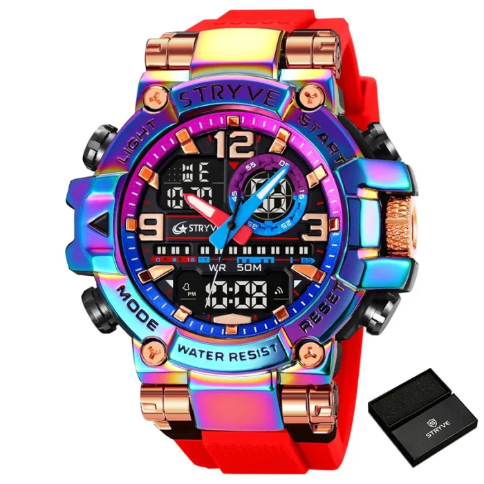 STRYVE Top Brand Men's Digital Watch Waterproof Sport Wristwatch for Men Military Electronic Watches High Quality Male Gifts - Image 22