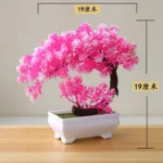 1pc Artificial Plants Bonsai Small Tree Simulation Plants Fake Flowers Table Potted Ornaments Home Decoration Hotel Garden Decor - Image 40
