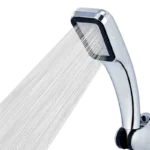 300 Holes High Pressure Rainfall Shower Head Water Saving 3 Color Chrome Black White Sprayer Nozzle Bathroom Accessories
