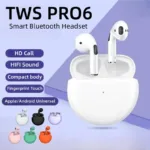 Original Air Pro 6 TWS Wireless Headphones Fone Bluetooth Earphones Mic Pods InEar Earpods Pro6 Earbuds sport Headset For Xiaomi - Image 5