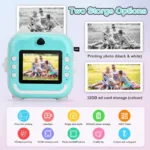 Q5 Kids Camera Instant Print Photo Mini Digital Video Camera for Kids Print Thermal Paper Educational Toys Gift - Image 4
