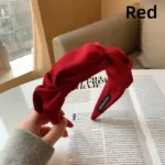 New Fashion Hair Hoop Hair Bands for Women Girls Pleated Wide Edge Solid Color Headbands Wide Hairband Hair Accessories Headwear - Image 9