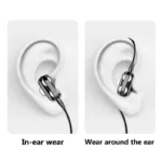 Wired Headset Earphones 3.5mm HiFi Stereo Noise Reduction Earbuds Sports Headphones with Mic for iPhone Xiaomi Huawei Samsung - Image 6