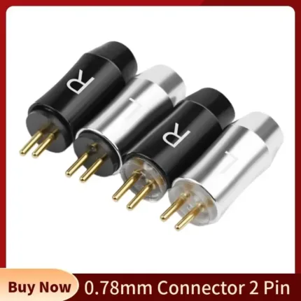 2 Pin 0.78mm Connector 0.78 Plug Consumer Electronics Speaker Terminal Audio Jack DIY UM3X W4R UE18 Earphones Gold Plated