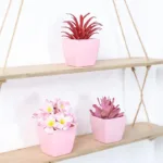 2024 Artificial Flower Potted Plant, Used Year-Round For Home, Bedroom, Study, Office Desktop Shelf Decoration - Image 5