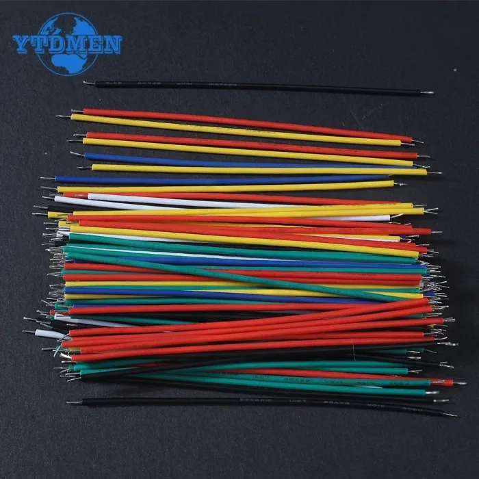120PCS 6 Color Tin-Plated Breadboard PCB Solder Cable 24AWG / 26AWG Jumper Wire DIY Kit High-Quality Electronic Wires - Image 2
